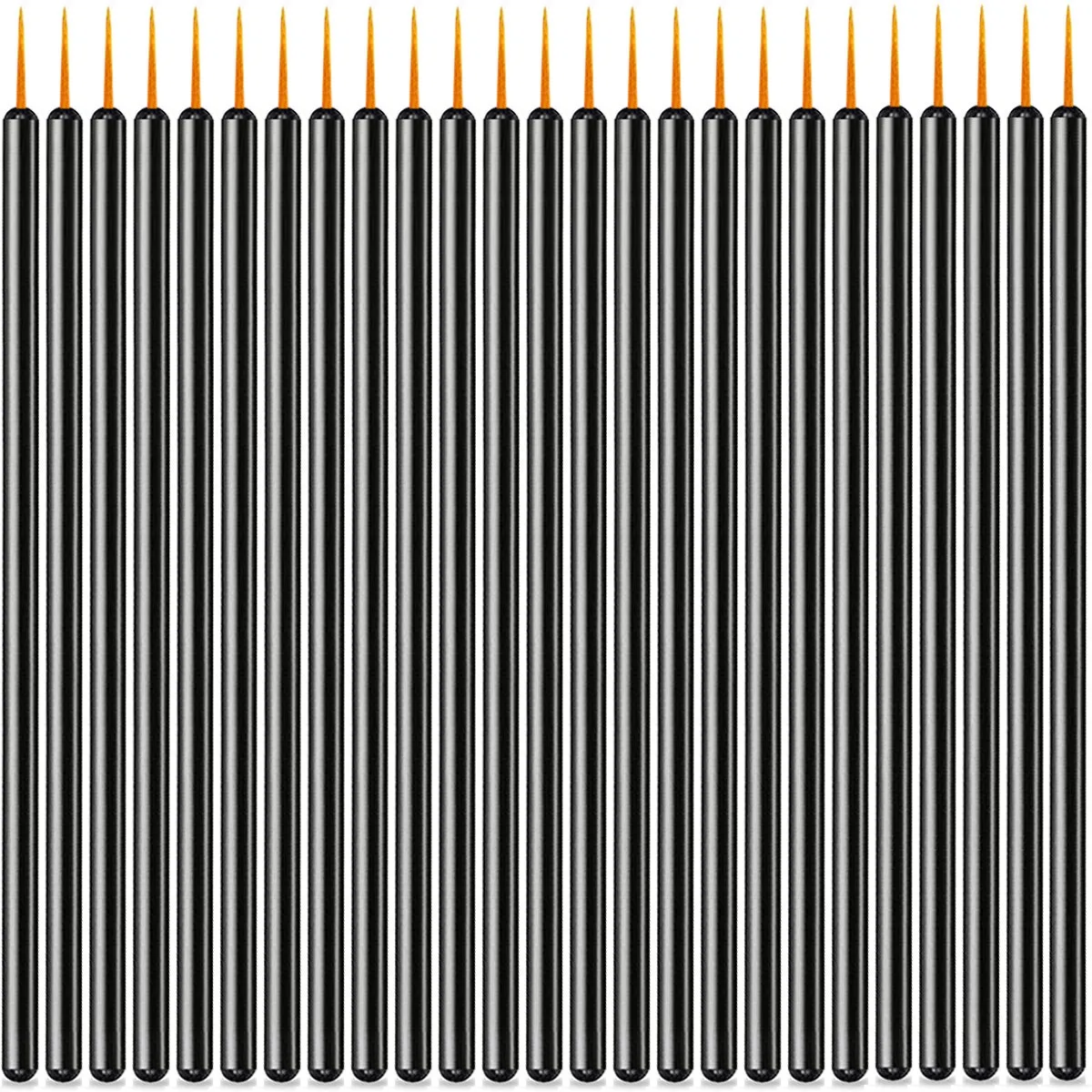 100 Pack Disposable Eyeliner Brush, JASSINS Eye liner Applicator Cosmetic Eye Wands Makeup Tool