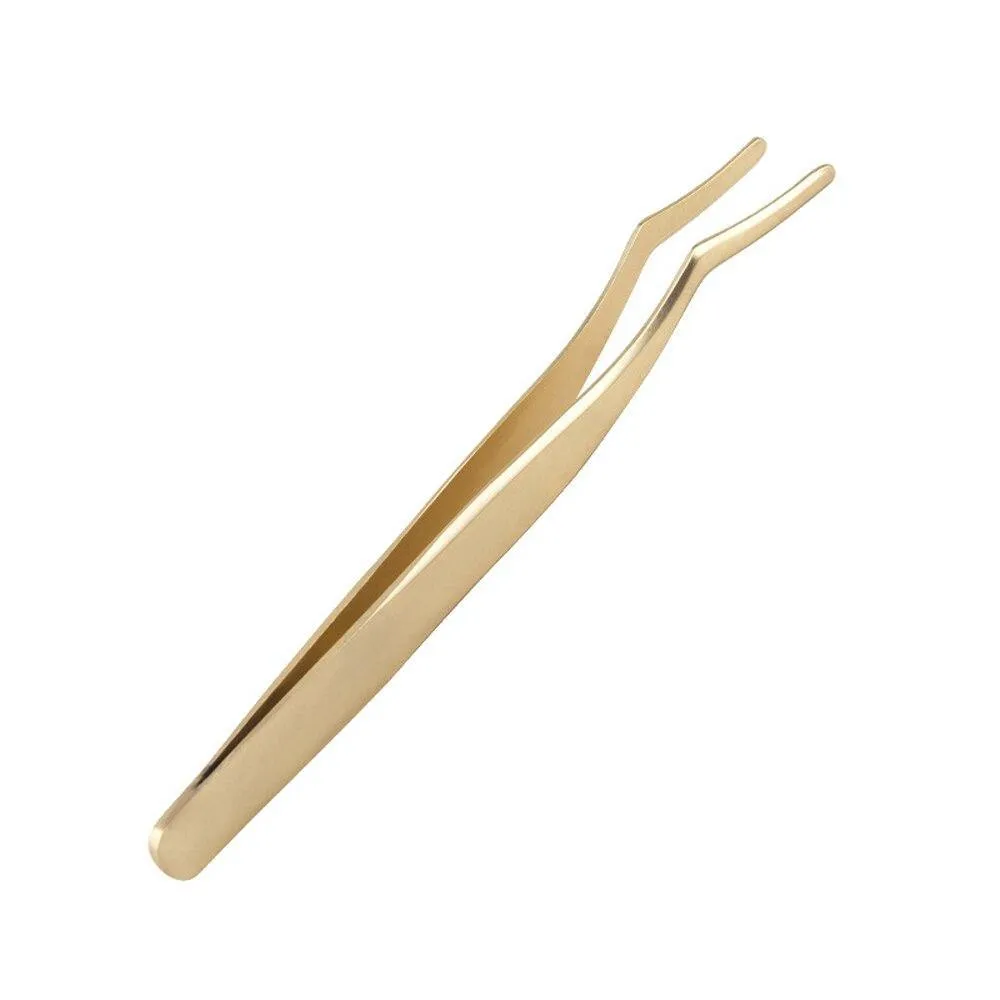 10pcs/pack wholesale eyelash curler eyelashes tweezers custom logo 3d