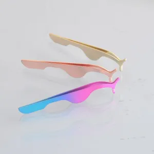 10pcs/pack wholesale eyelash curler eyelashes tweezers custom logo 3d