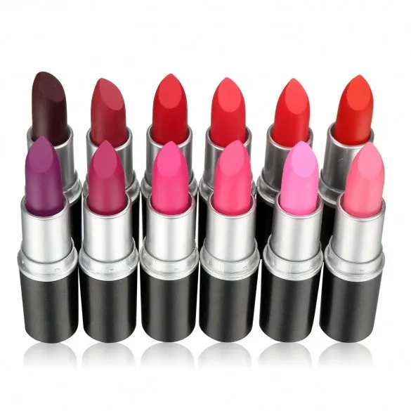 12 Color Makeup Matte Lipstick Cosmetic Pencil Lip Stick Waterproof