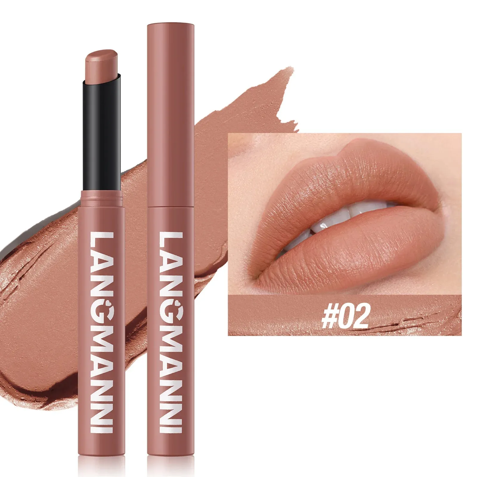 12 Colors Matte Waterproof Lipstick Pen