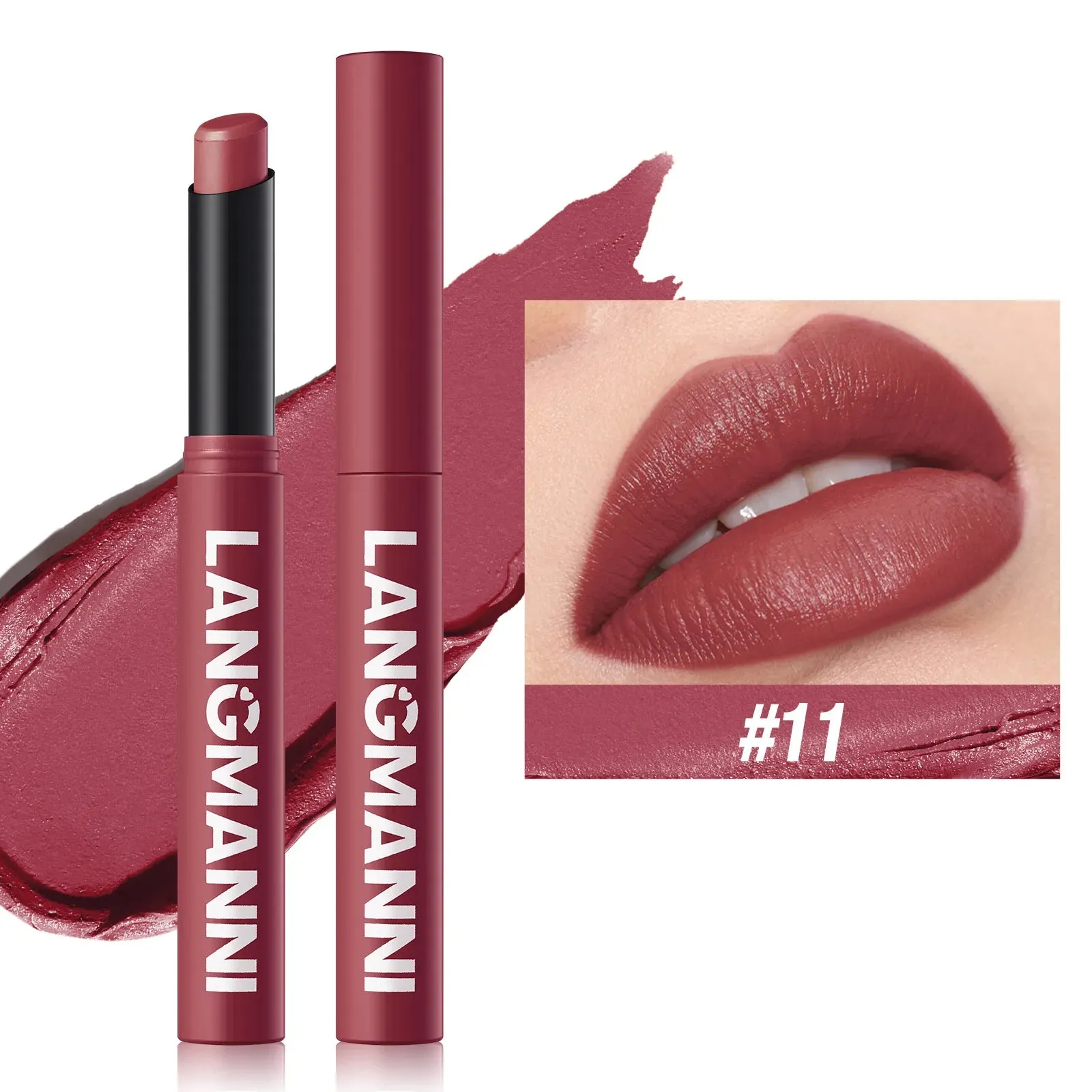12 Colors Matte Waterproof Lipstick Pen