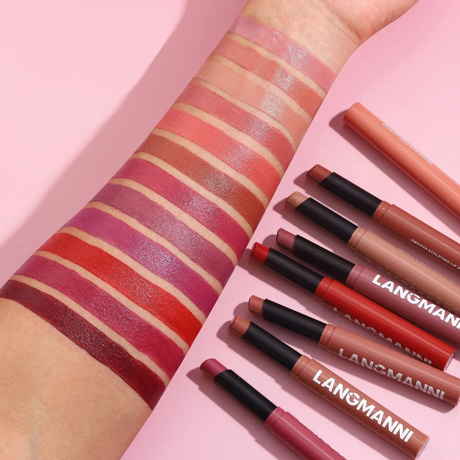 12 Colors Matte Waterproof Lipstick Pen