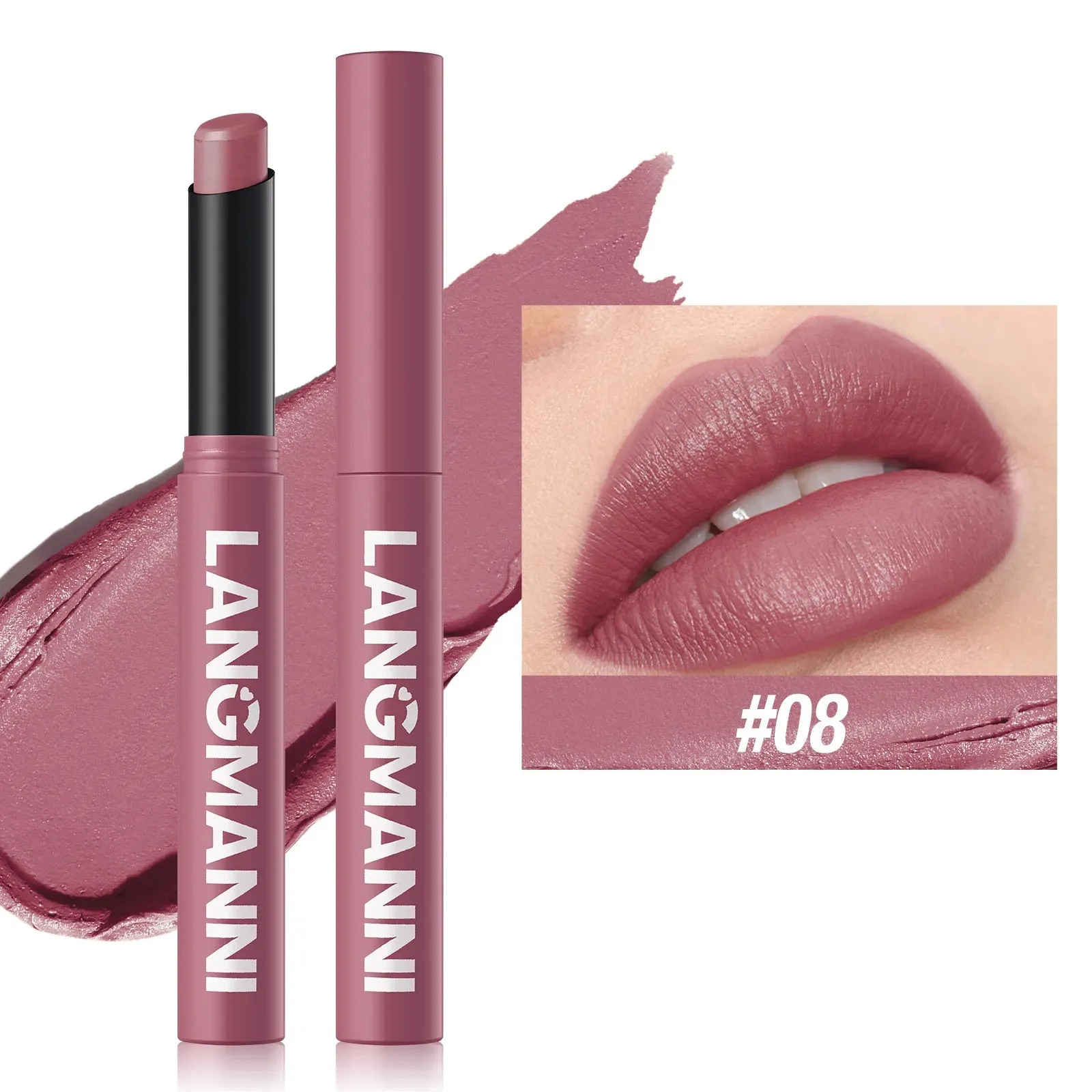 12 Colors Matte Waterproof Lipstick Pen