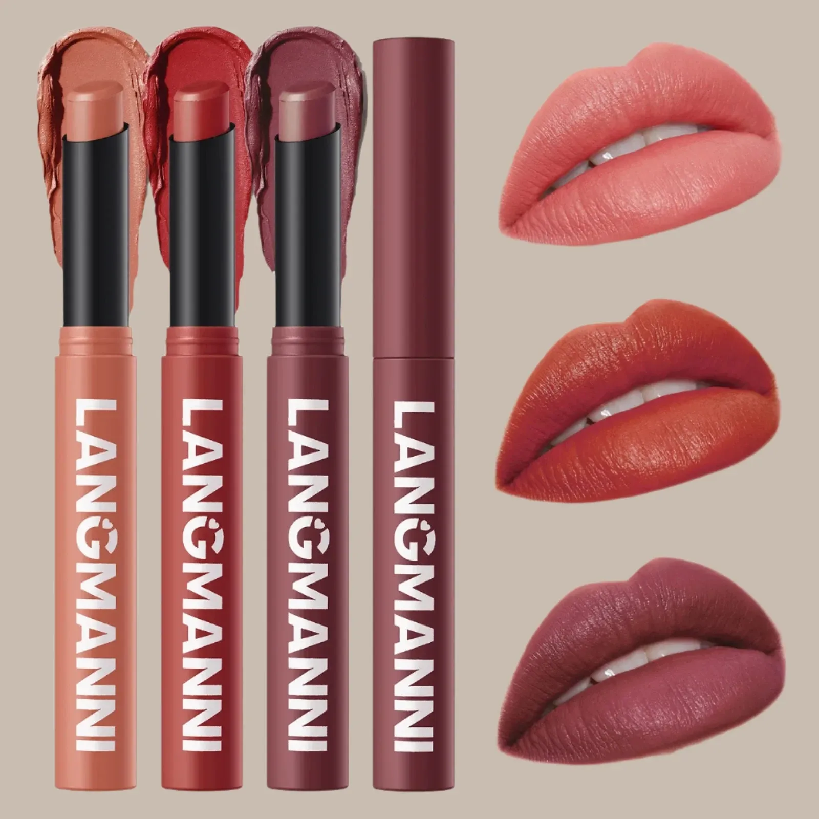 12 Colors Matte Waterproof Lipstick Pen