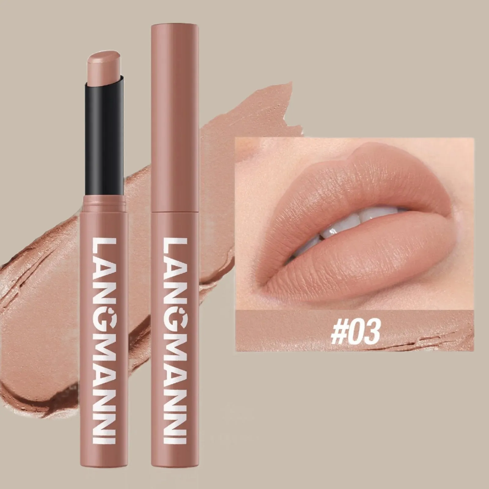 12 Colors Matte Waterproof Lipstick Pen