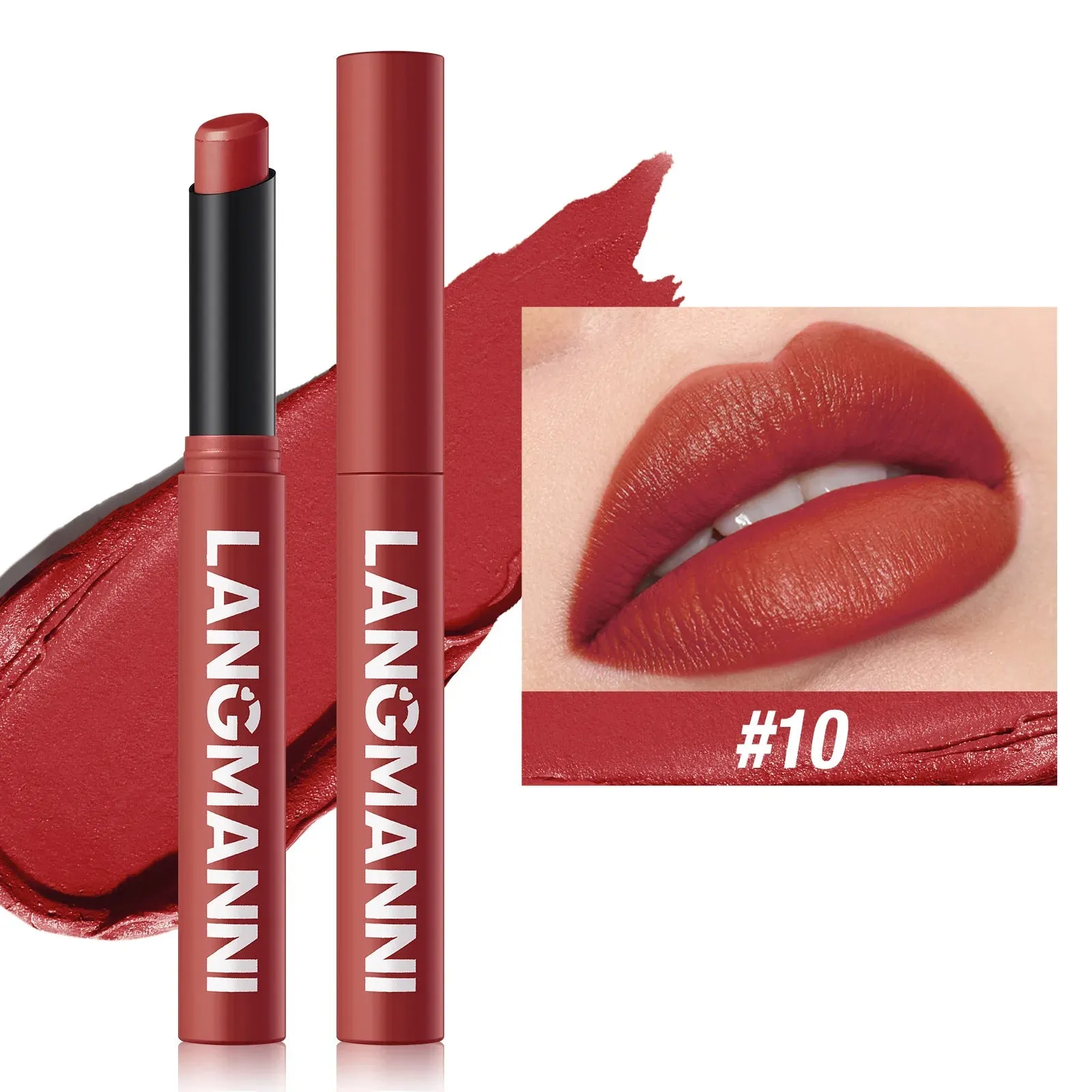 12 Colors Matte Waterproof Lipstick Pen
