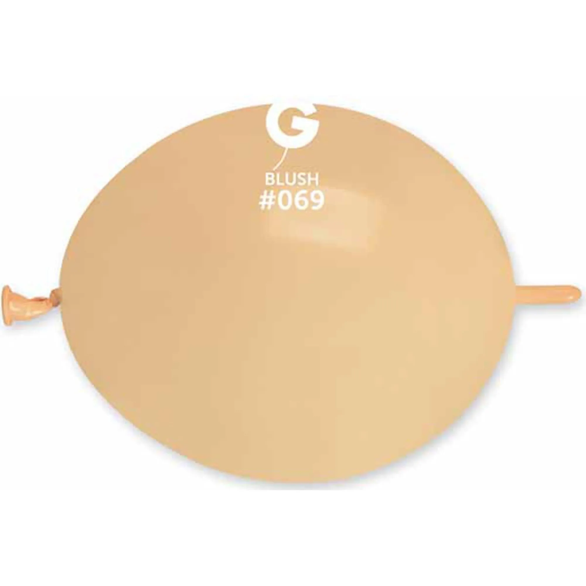 13" Blush Glink Gemar Balloons - 50 Per Bag