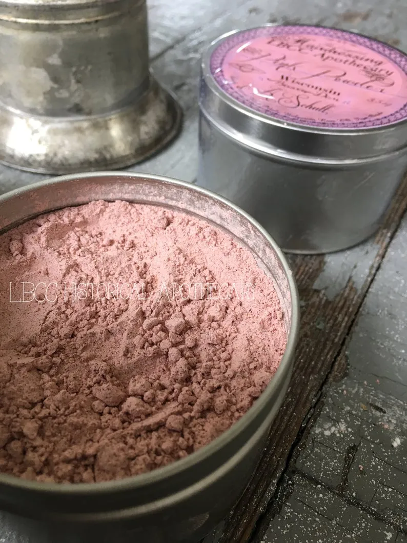 18th Century Pink Hair Powder / Cheek Blush
