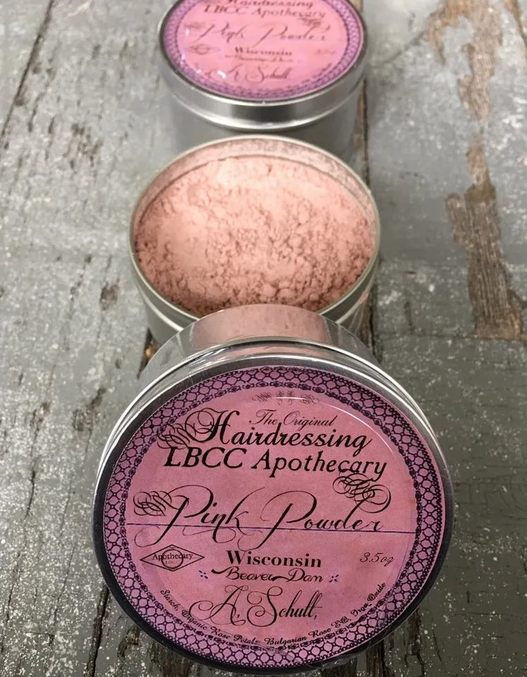 18th Century Pink Hair Powder / Cheek Blush