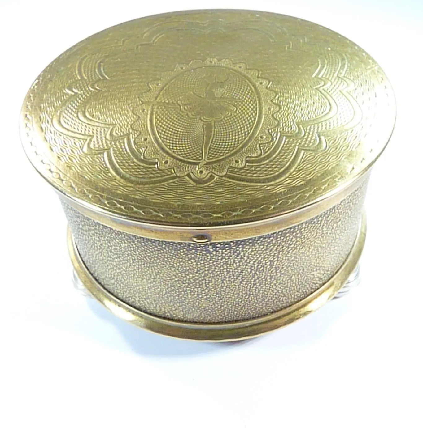 1950s Ballerina Mascot Muscial Powder Box Harry Lime Theme