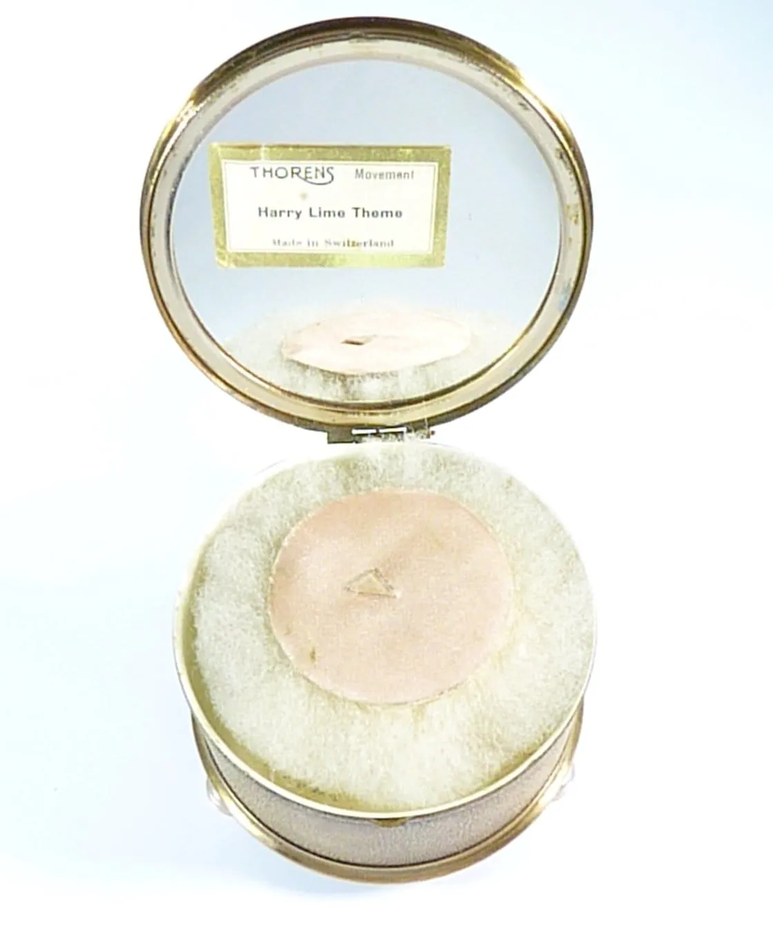 1950s Ballerina Mascot Muscial Powder Box Harry Lime Theme