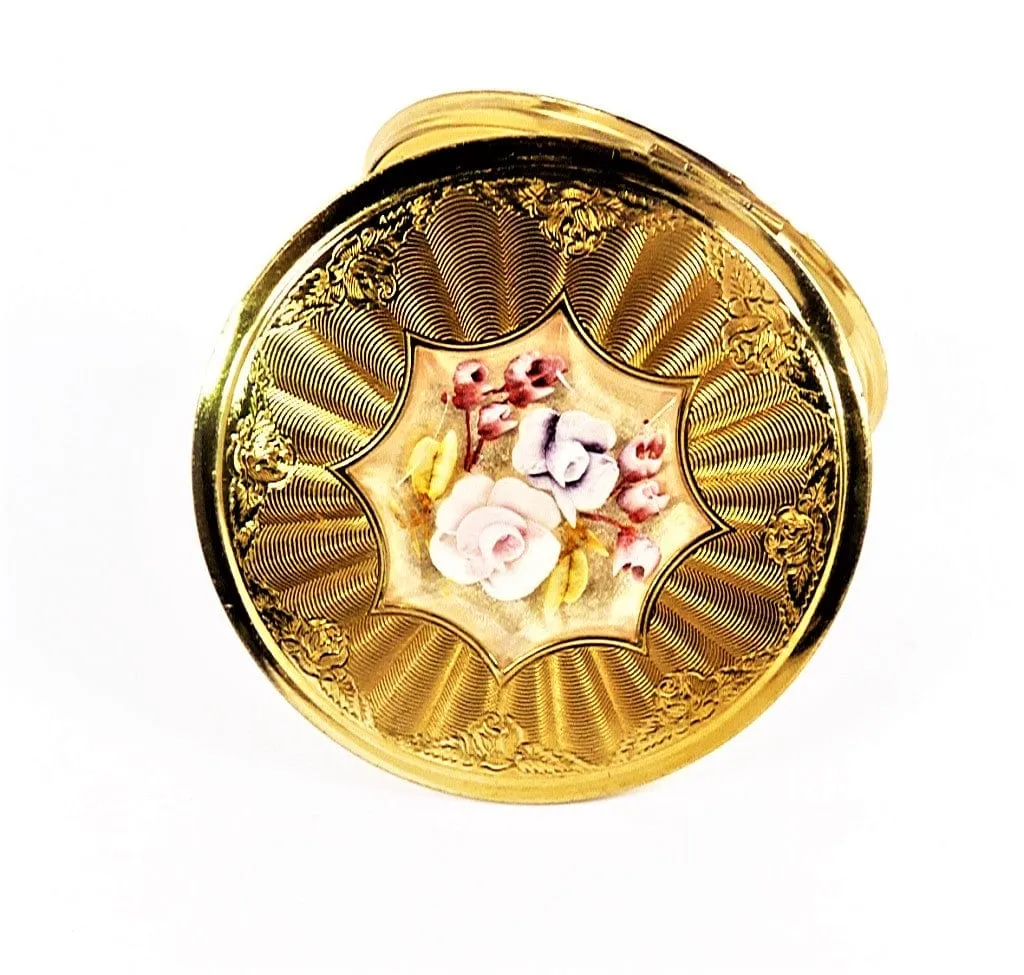 1950s Melissa Brand Lucite Loose Foundation Powder Compact For Max Factor Loose Powder Translucent