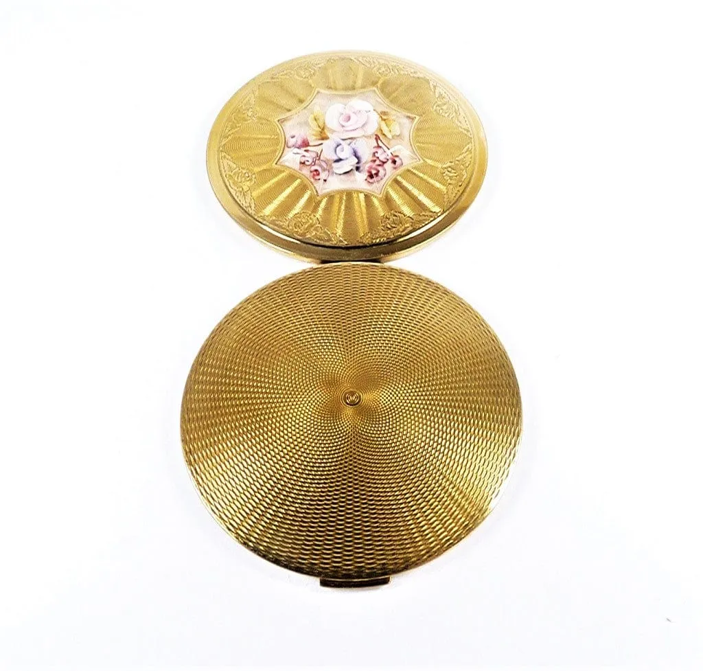 1950s Melissa Brand Lucite Loose Foundation Powder Compact For Max Factor Loose Powder Translucent