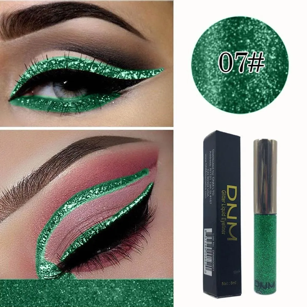 1Pcs Glitter Eyeliner Liquid Pencil Longlasting Eye Makeup Gorgeous Charming Cosmetic Tools 16 Colors Liquid Pigment Pencil
