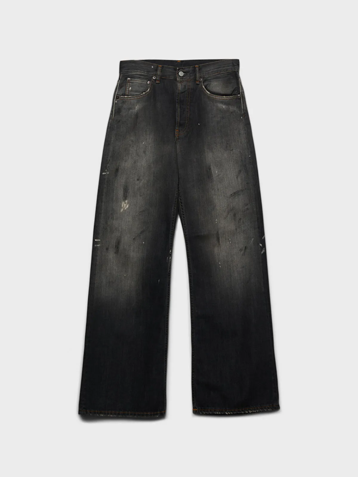 2021F Loose Fit Jeans in Black Trafalgar