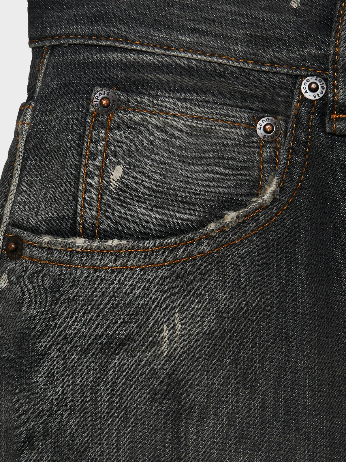 2021F Loose Fit Jeans in Black Trafalgar