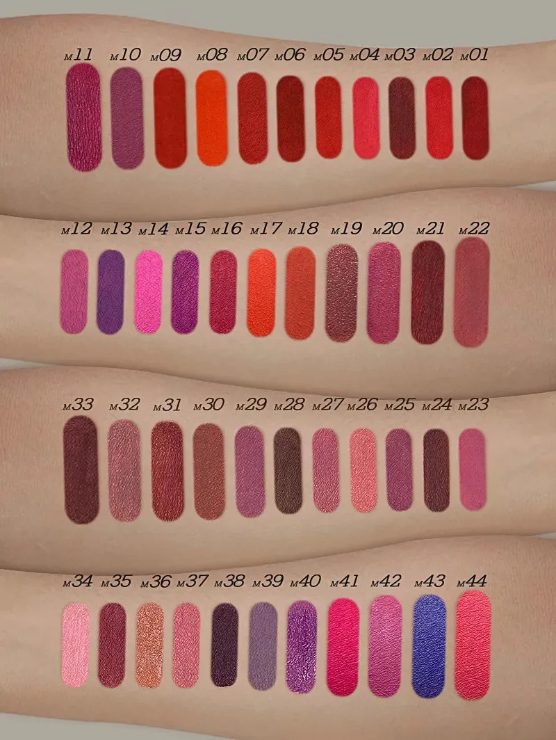 24hr Wear Medusa Matte Liquid Lipstick - MQO 12 pcs