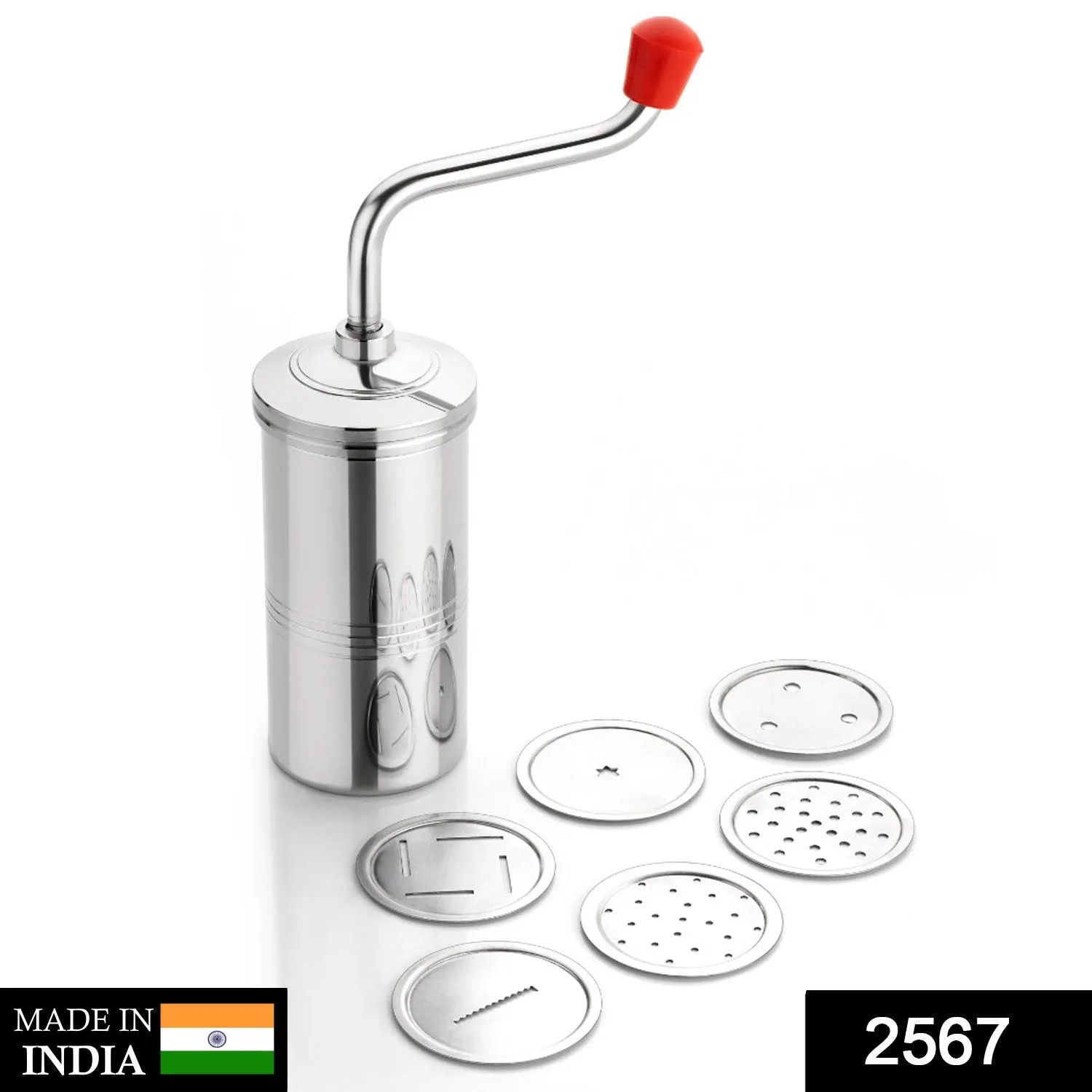 2567 Stainless Steel Sev Sancha Machine / Muruku Maker
