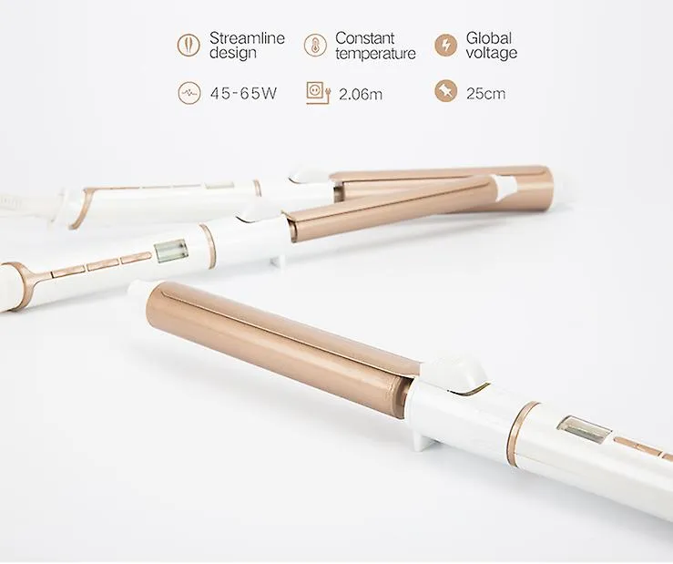 25mm Professional Electric Ceramic Hair Curler Ceramic glaze LCD Curling Iron AZ13707