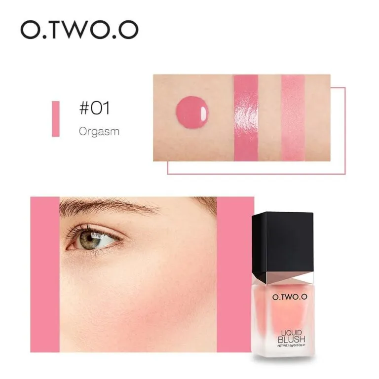 (3 in 1 Combo) O TWO O Liquid Blush Shade (1-3-5)