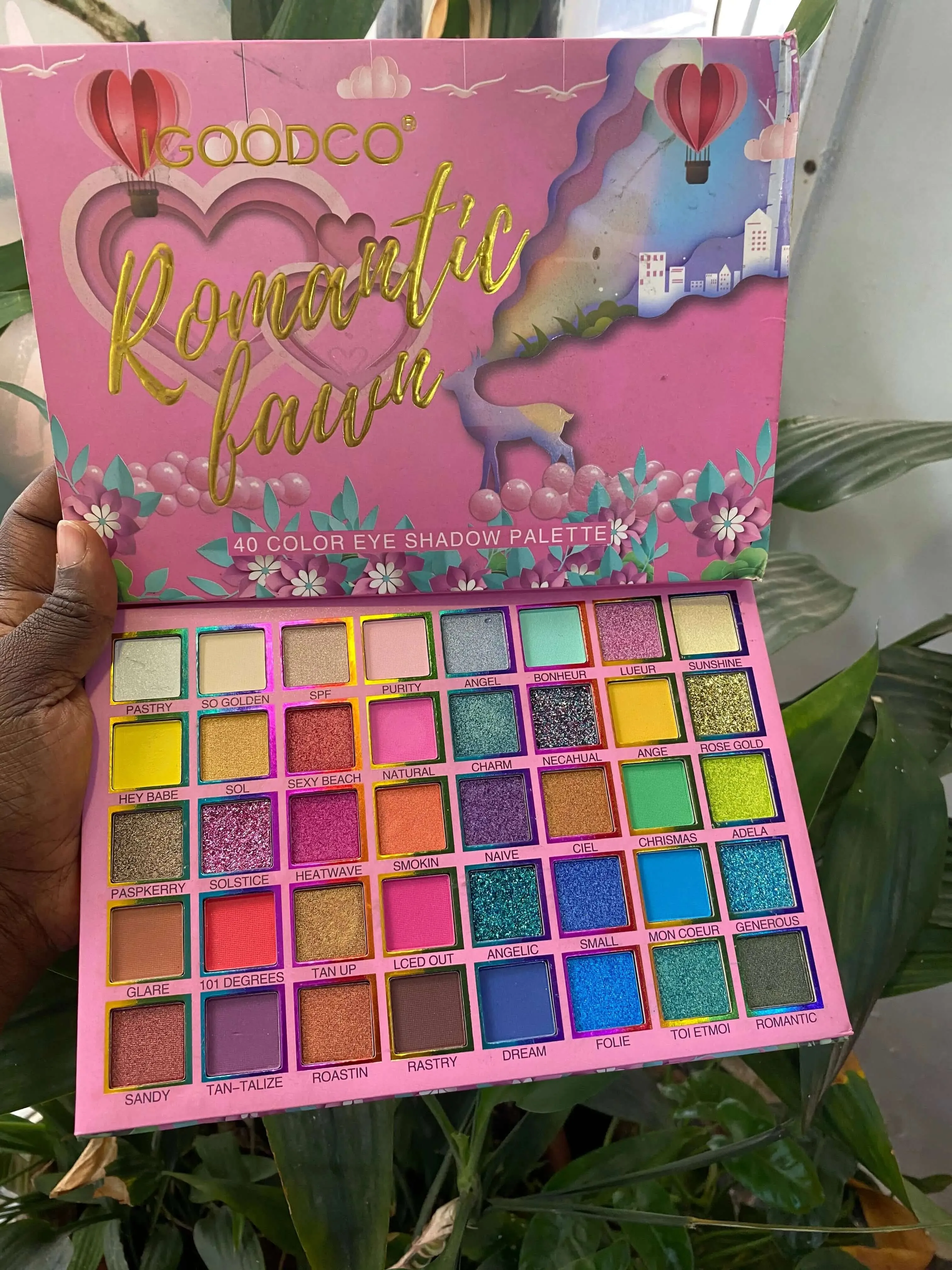 40 Colour Eyeshadow Palette