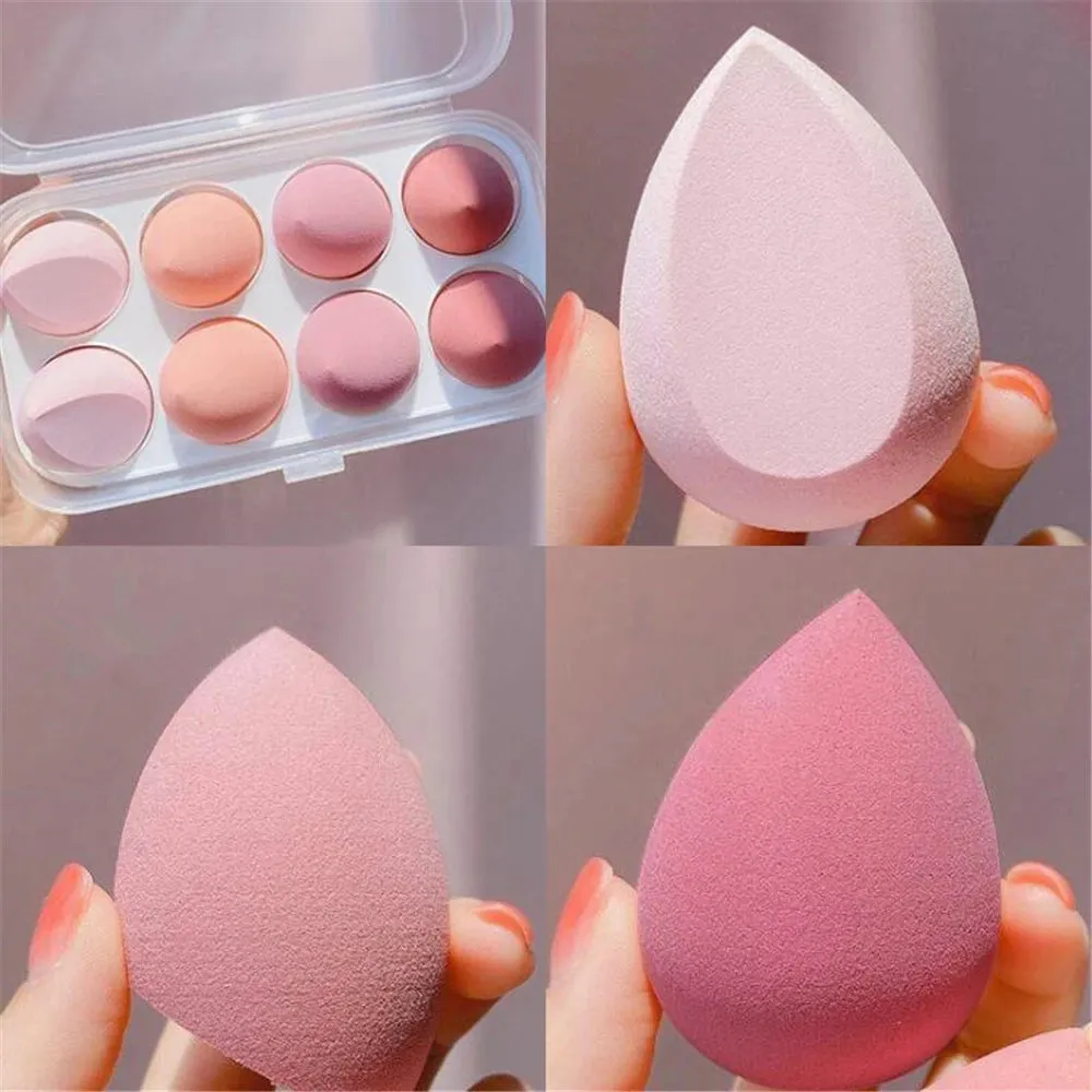 4/8pcs Makeup Sponge Blender Beauty Egg Soft Foundation Sponges