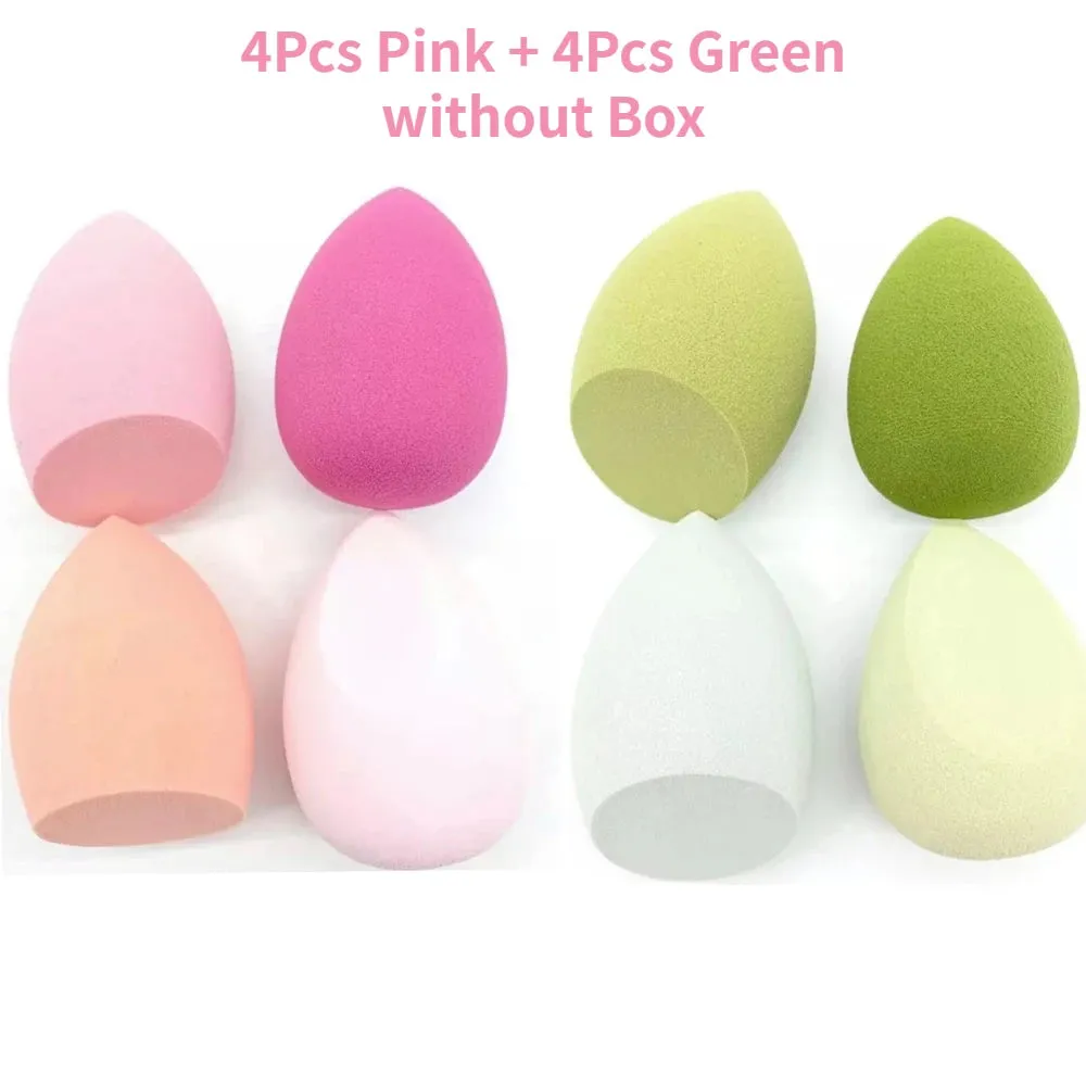 4/8pcs Makeup Sponge Blender Beauty Egg Soft Foundation Sponges