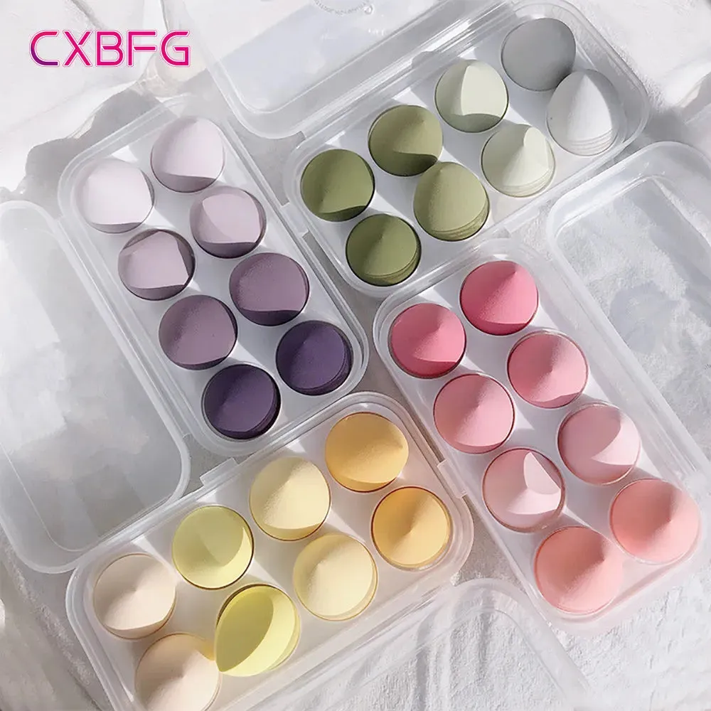 4/8pcs Makeup Sponge Blender Beauty Egg Soft Foundation Sponges