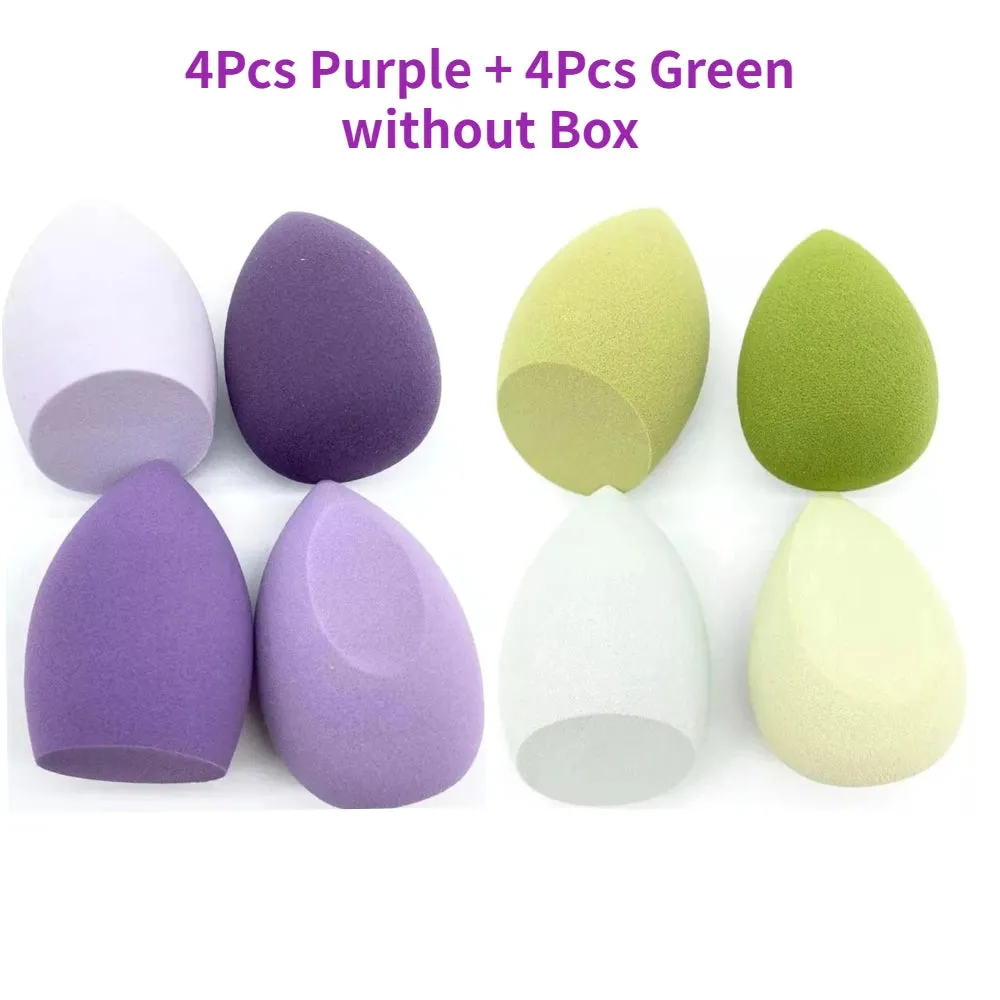 4/8pcs Makeup Sponge Blender Beauty Egg Soft Foundation Sponges