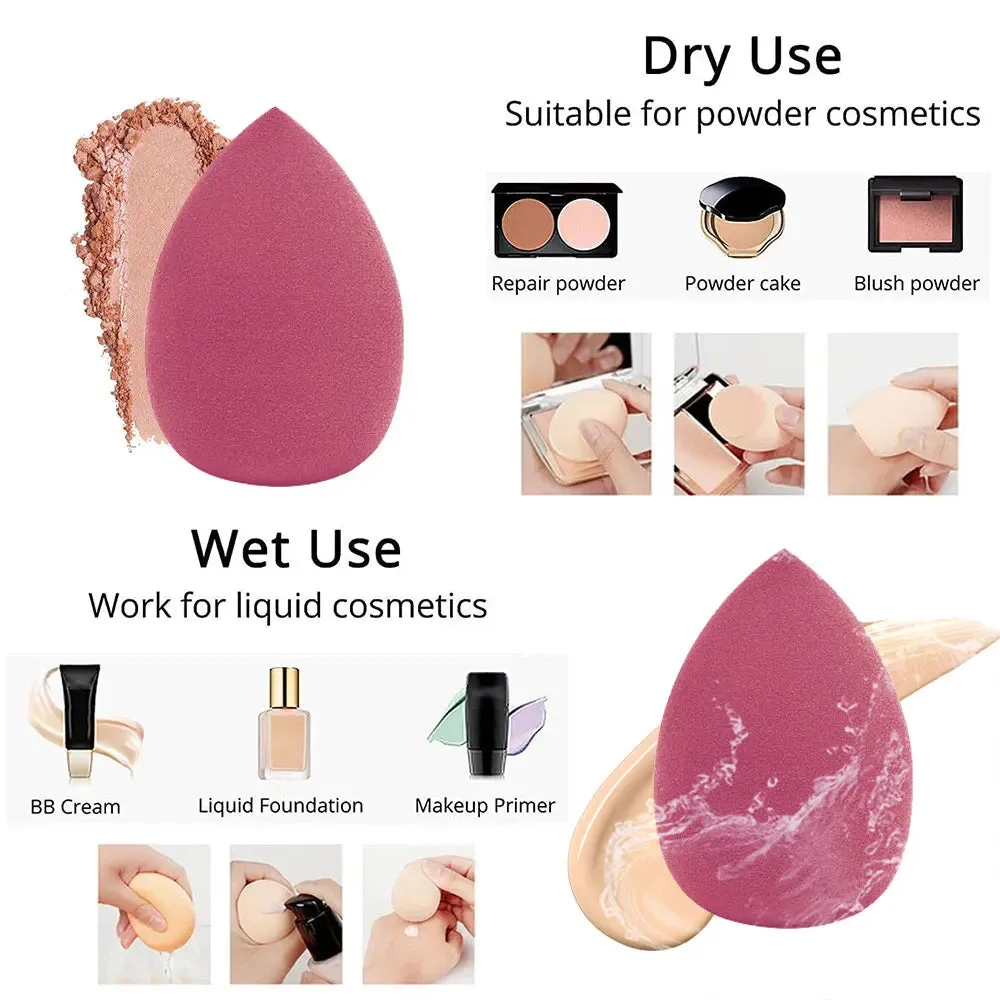 4/8pcs Makeup Sponge Blender Beauty Egg Soft Foundation Sponges