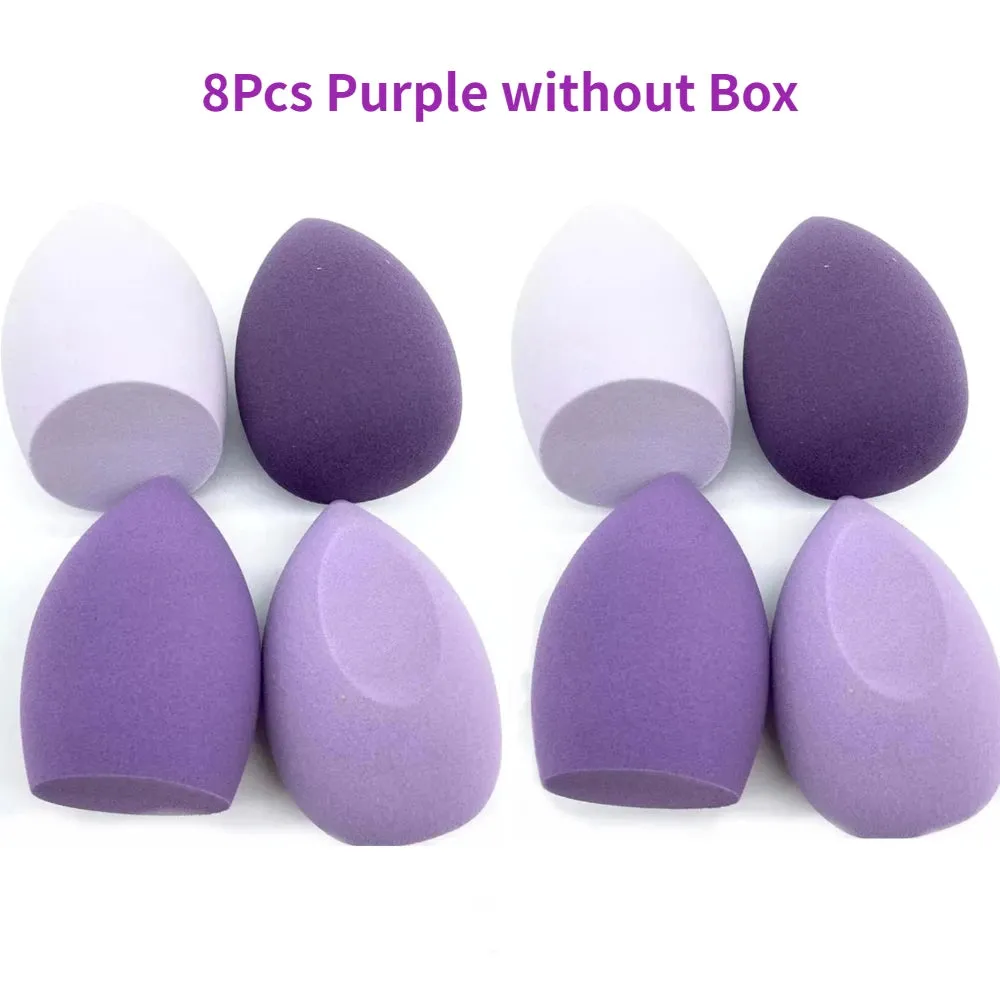 4/8pcs Makeup Sponge Blender Beauty Egg Soft Foundation Sponges
