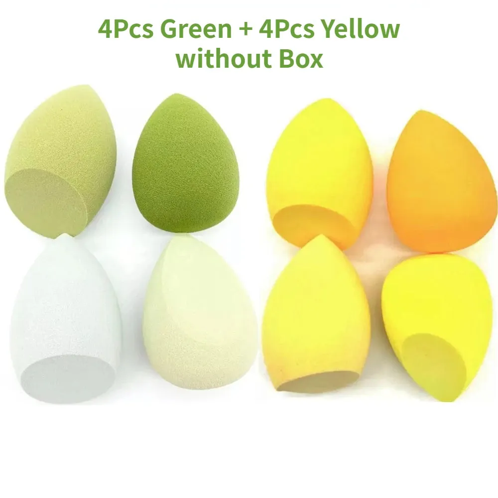 4/8pcs Makeup Sponge Blender Beauty Egg Soft Foundation Sponges