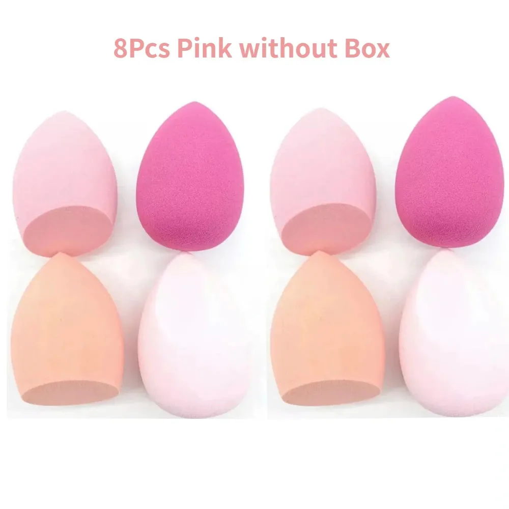 4/8pcs Makeup Sponge Blender Beauty Egg Soft Foundation Sponges