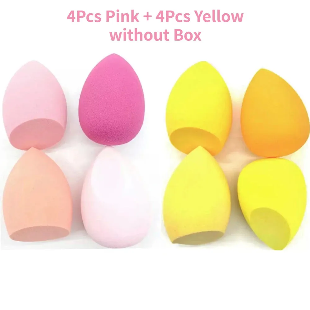 4/8pcs Makeup Sponge Blender Beauty Egg Soft Foundation Sponges