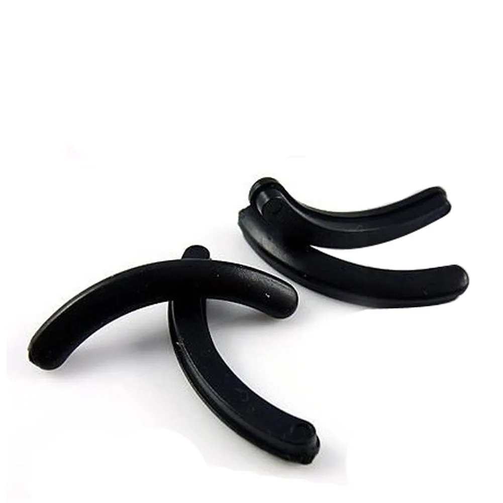 5PCS/18PCS Silicone Replacement Cushion Eyelash Curler Rubber Refills Pad Makeup Tool for Most Eyelash Curler (Black(5PCS)) Black(5PCS)