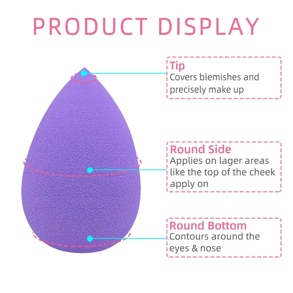 6PCS Mini Make Up Sponges