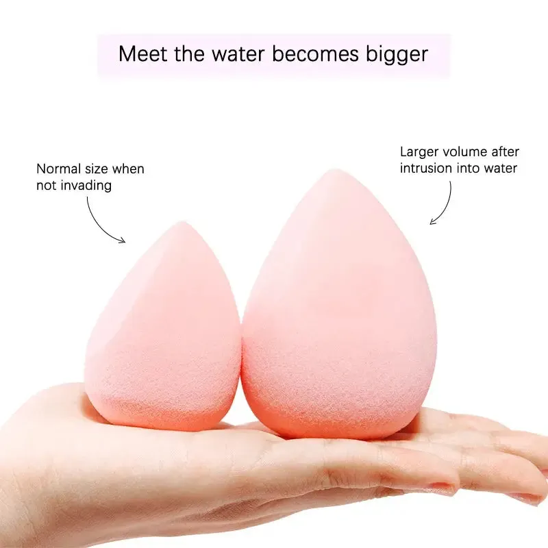 8Pcs Makeup Sponge Set Mini Finger Puff Triangle Powder Puff Soft Beauty Egg Foundation Cream Concealer Make Up Blender Tools
