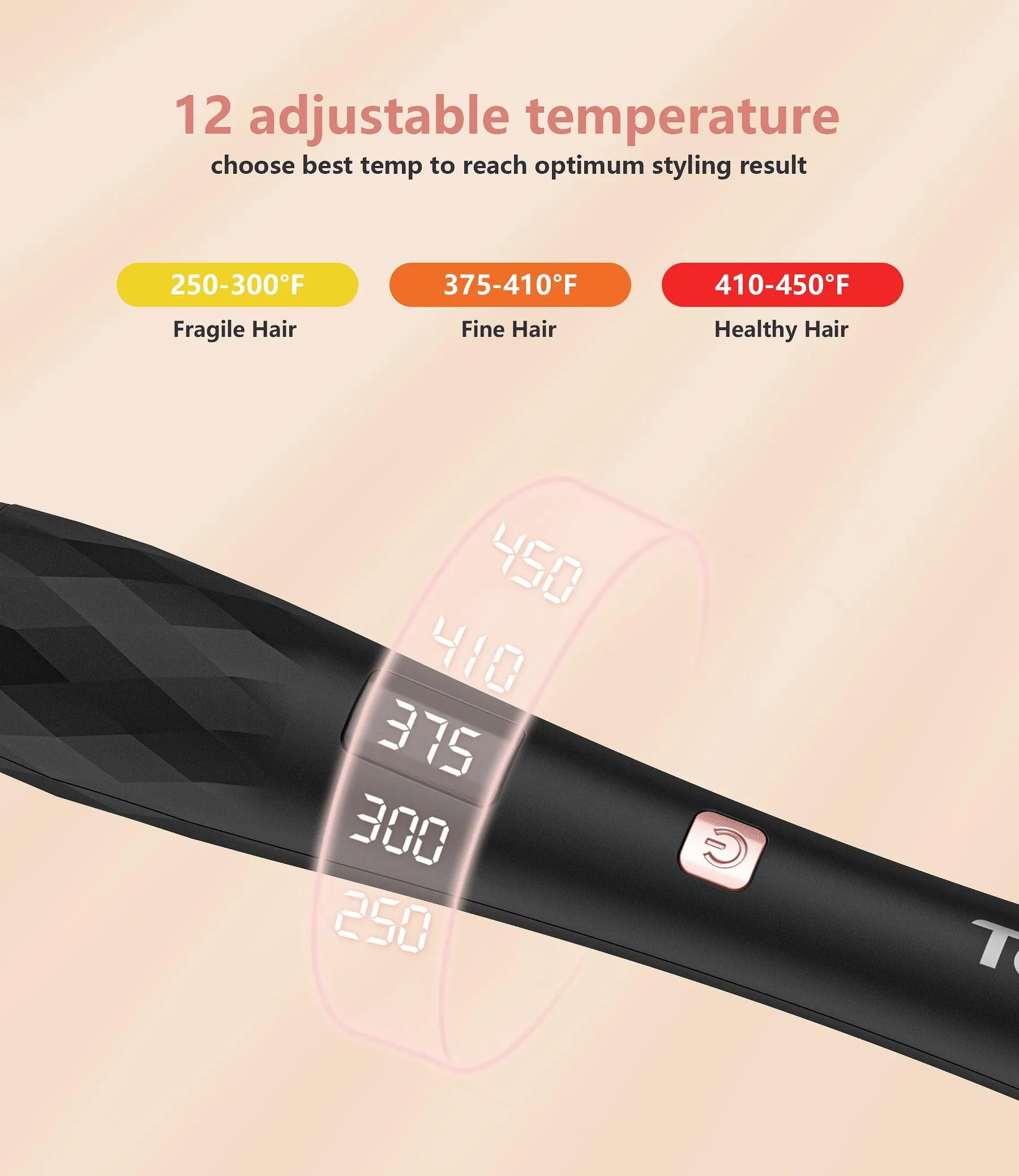9MM Curling Wand
