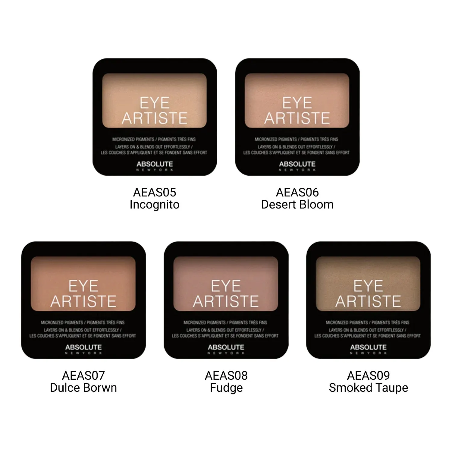 Absolute New York Eye Artiste Matte Single Eyeshadow