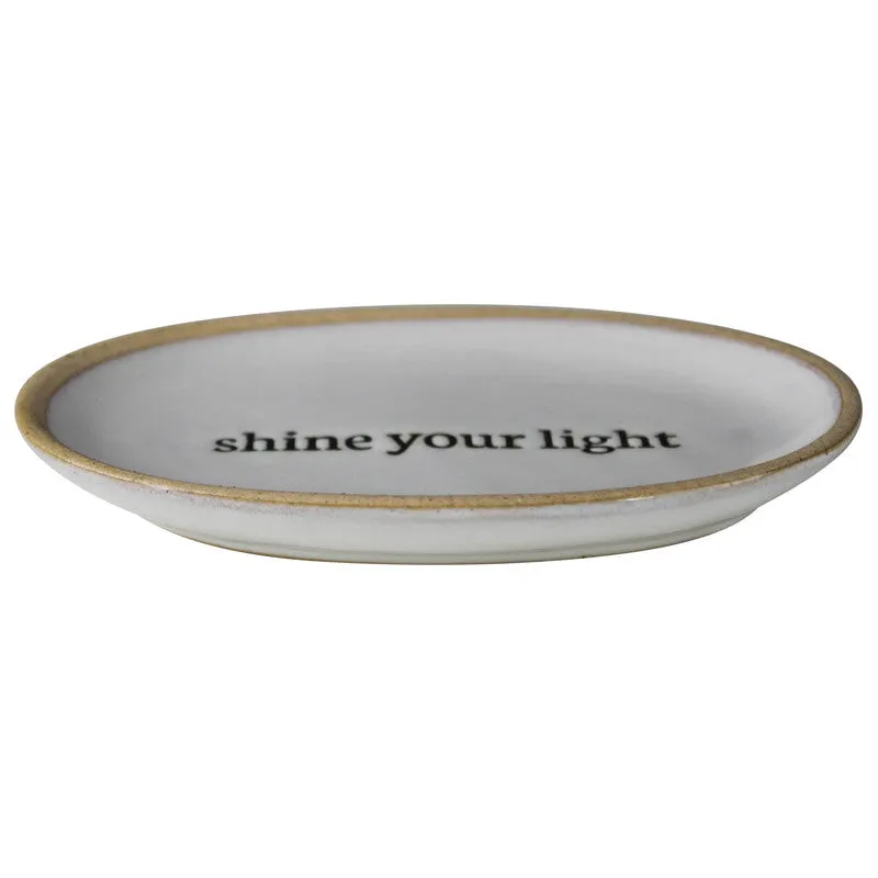 Affirmation Tray, Ceramic - Shine