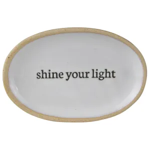 Affirmation Tray, Ceramic - Shine
