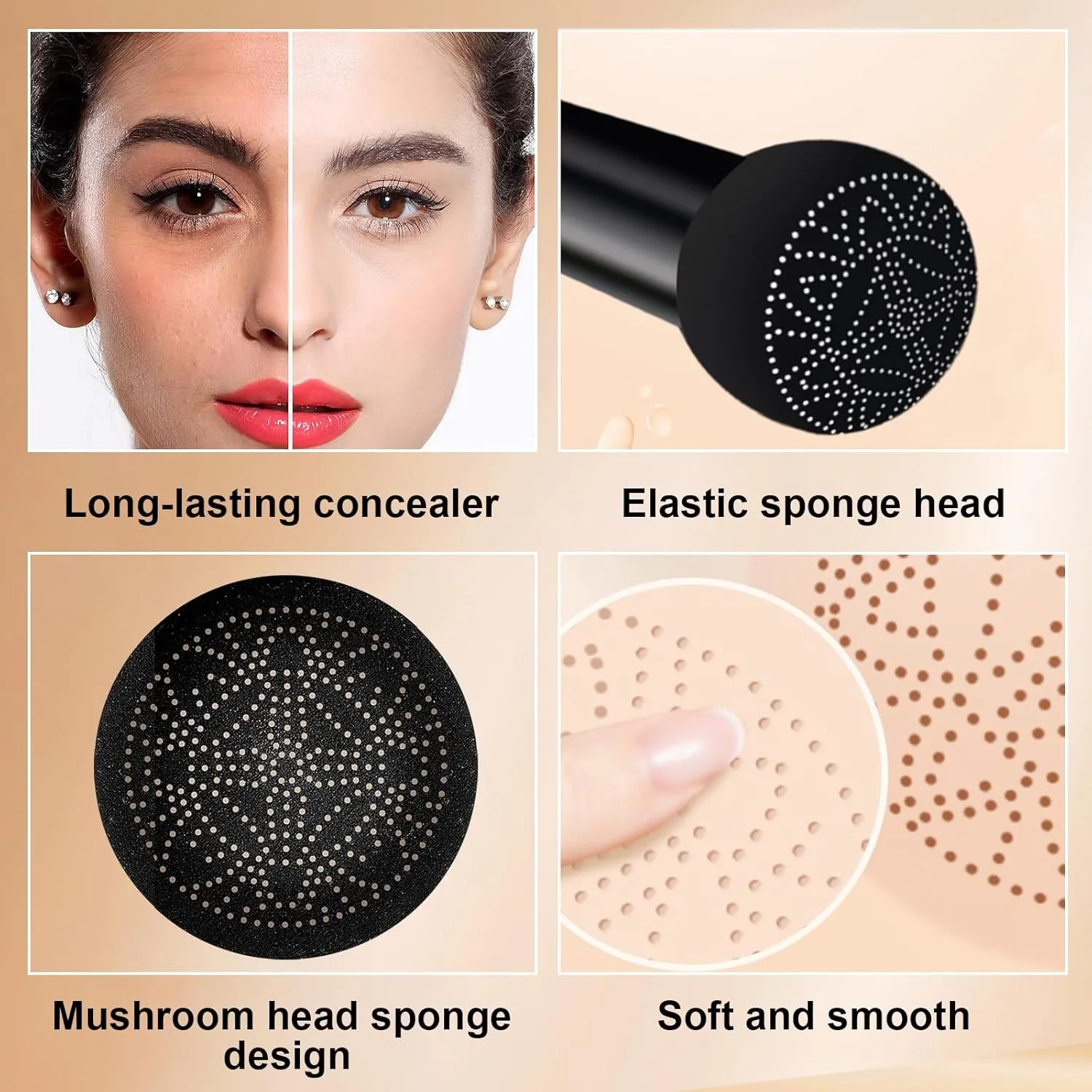 Air Cushion CC Cream,Honey And Pine Makeup, Honey And Pine Cc Cream, Honey And Pine Foundation,Moisturizing Foundation Create Natural Makeup (Natural, 01)
