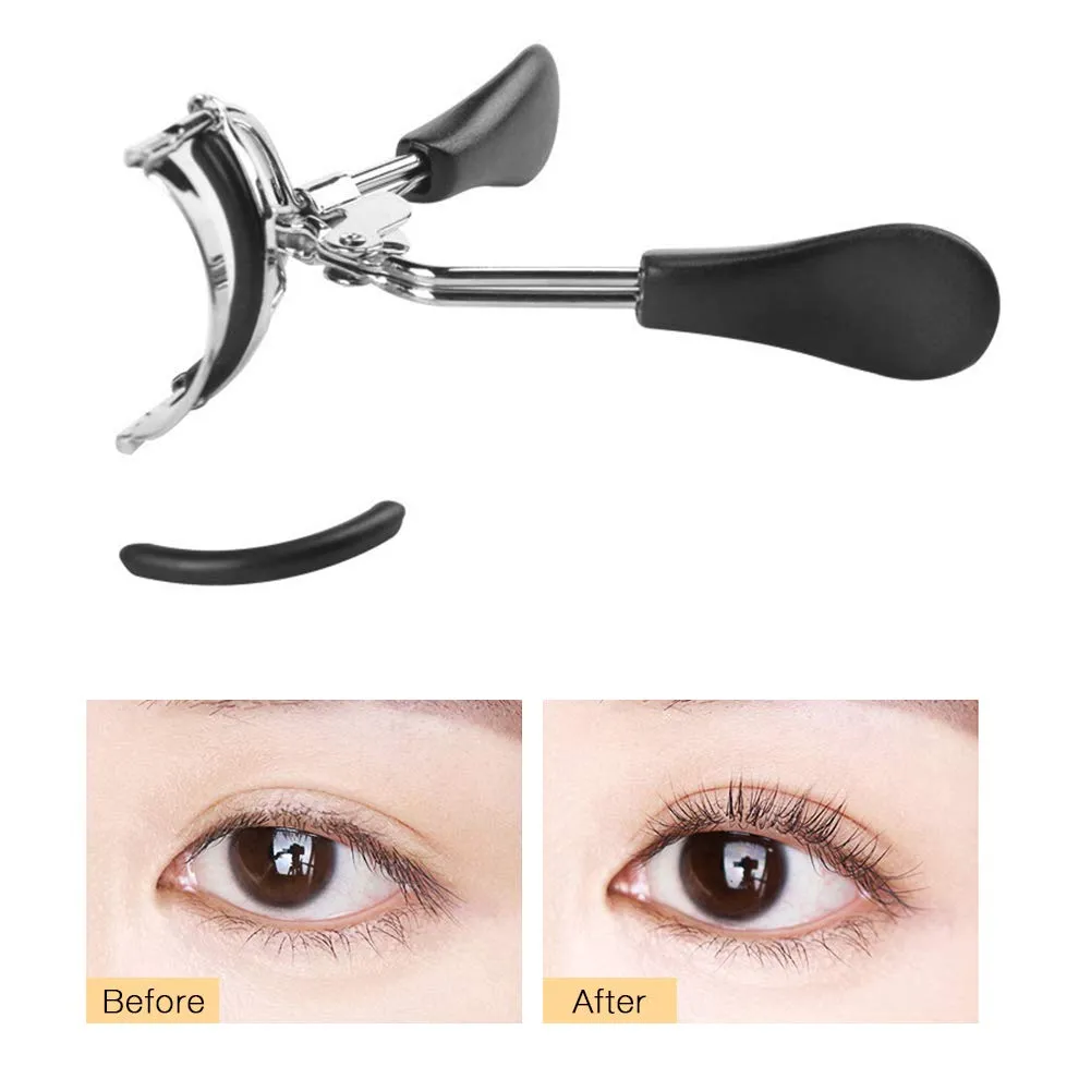 AKOAK 1 Pack Portable Beauty Wide Angle Eyelash Curler Makeup Tool Accessories for Women