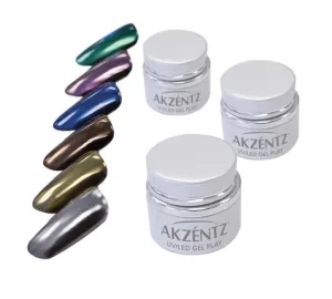 AKZENTZ GEL PLAY - Pearlescent Powder Set