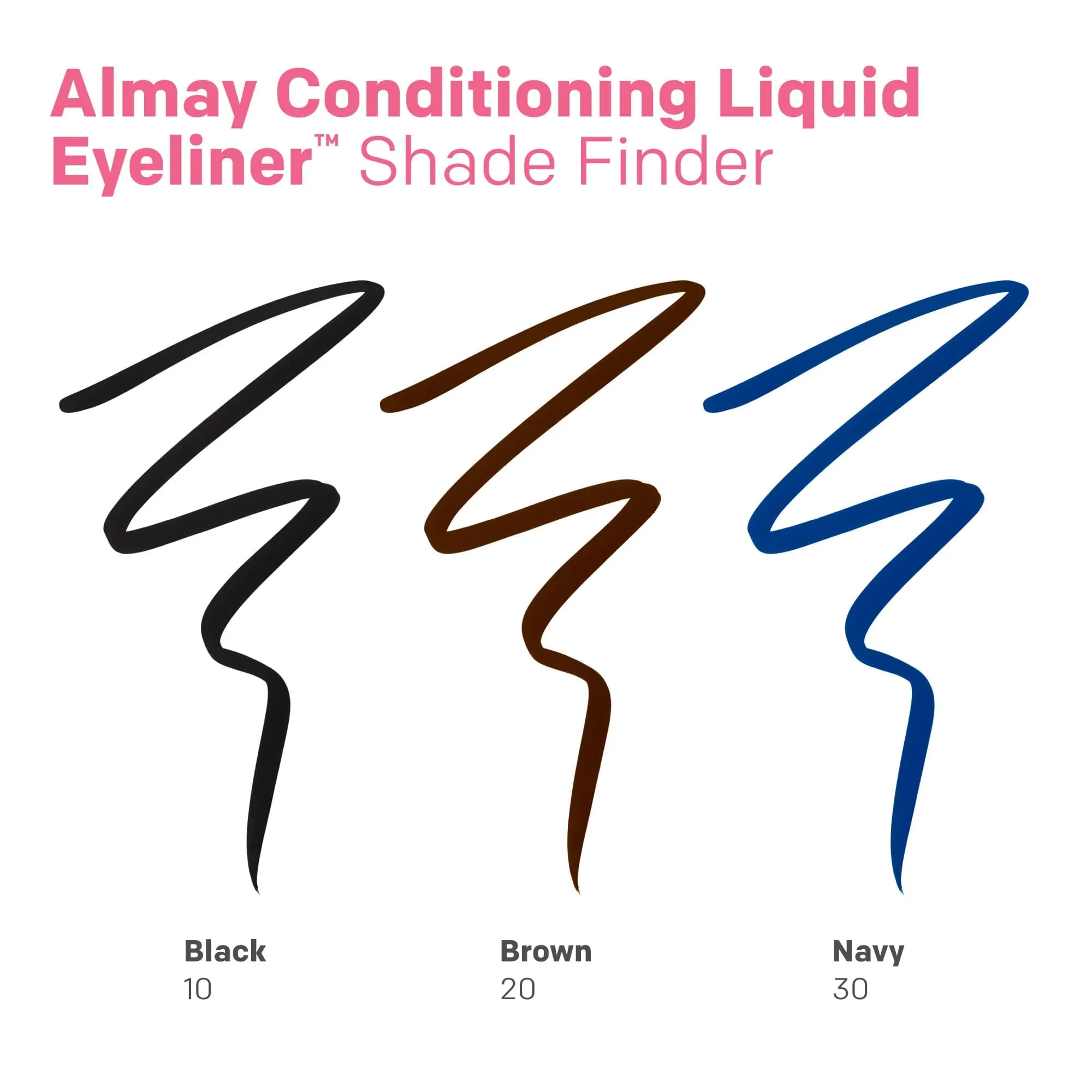 Almay Conditioning Liquid Matte Eyeliner Pen, Waterproof, 10 Black