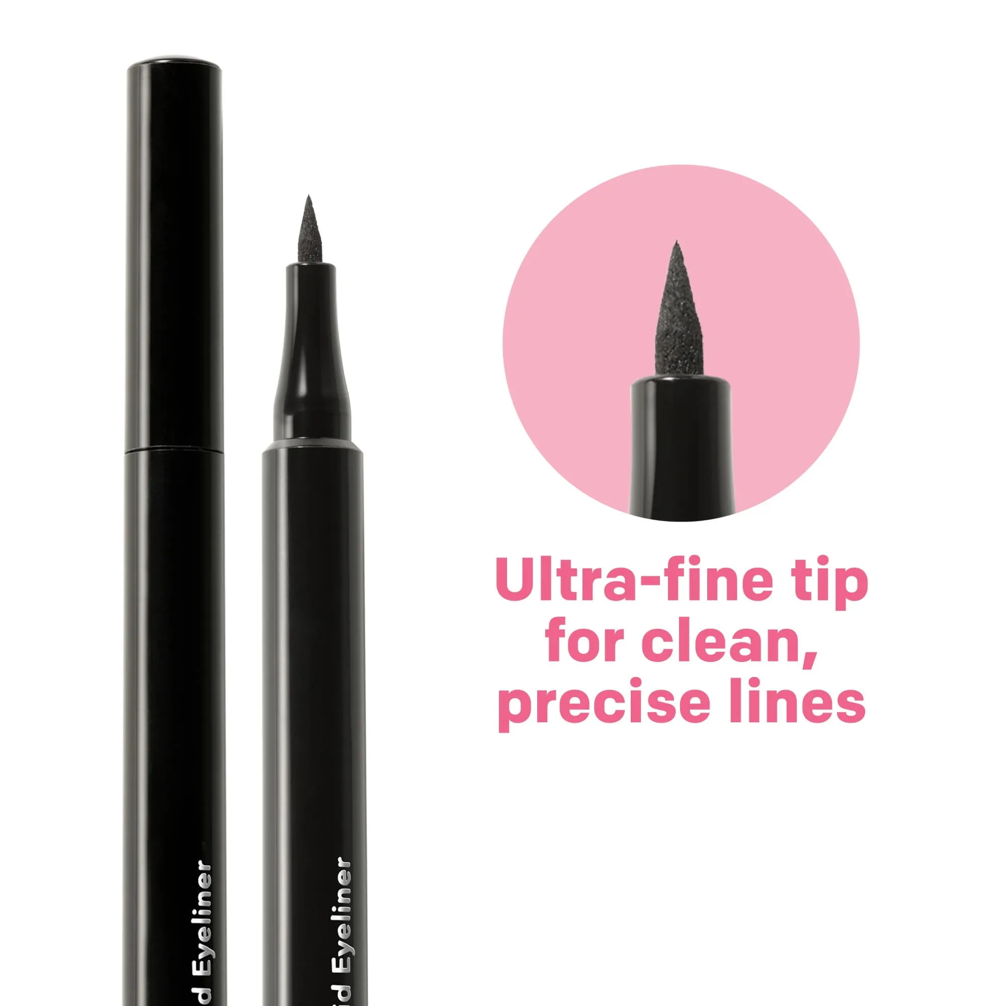 Almay Conditioning Liquid Matte Eyeliner Pen, Waterproof, 10 Black