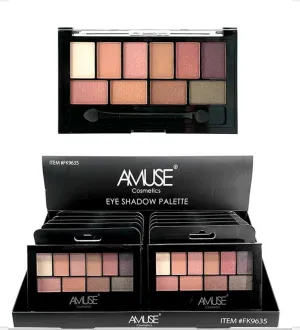 AMUSE eyeshadow palette FK9635 (12pc Display, $3.50each)