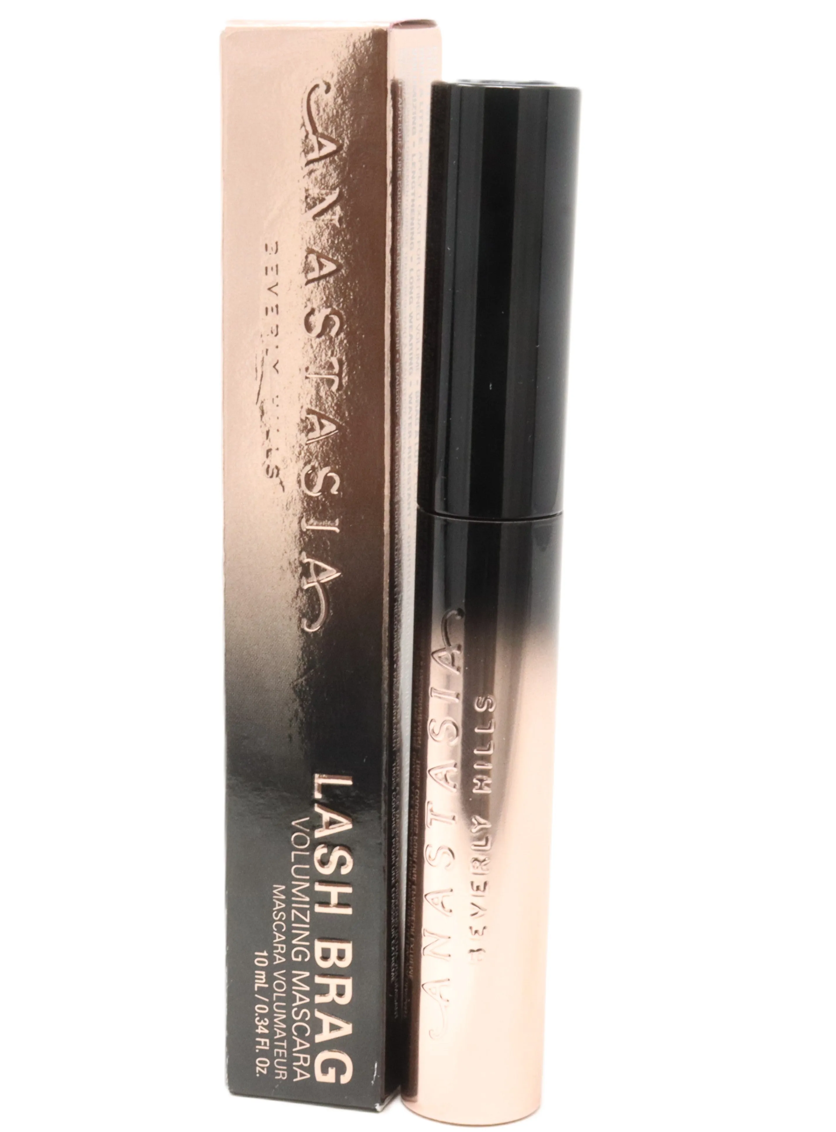 Anastasia Lash Brag Volumizing Mascara Jet-Black 0.34oz/10ml New With Box