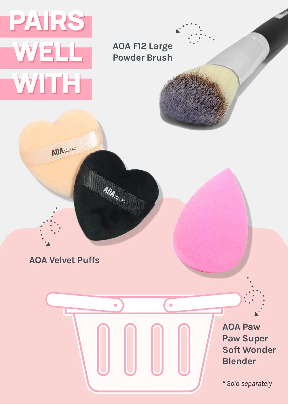 AOA Petal Pop Blush Duo Cream   Powder